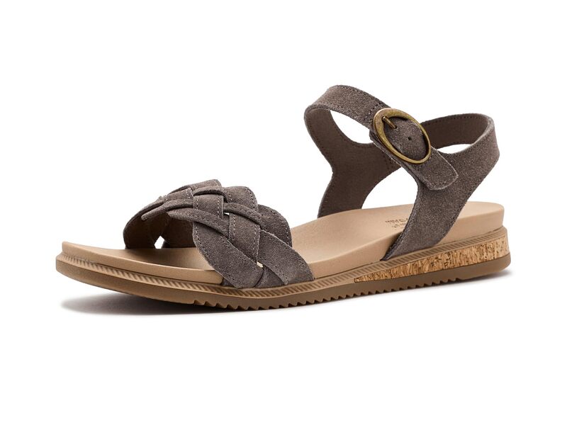 スケッチャーズ レディース シューズ サンダル BOBS from SKECHERS Desert Kiss Low - Vacay Look Chocolate チョコレート