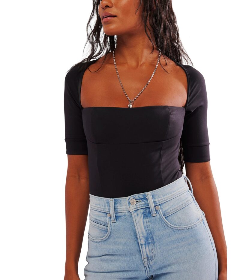 フリーピープル レディース トップス シャツ ボディースーツ Free Peopleverly Bodysuit Black ブラック