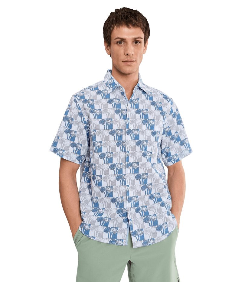 トッミーバハマ メンズ トップス シャツ Tommy Bahama Nova Wave Sunnyside Palms Blue Lapis ブルー