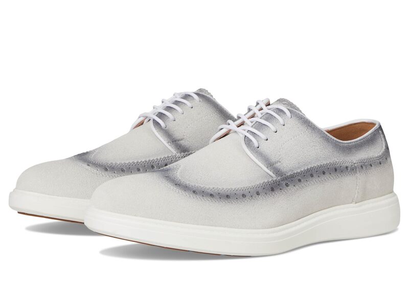 ステイシーアダムス メンズ シューズ スニーカー レース Stacy Adams Trudell Wing Tip Lace-Up Light Gray グレー