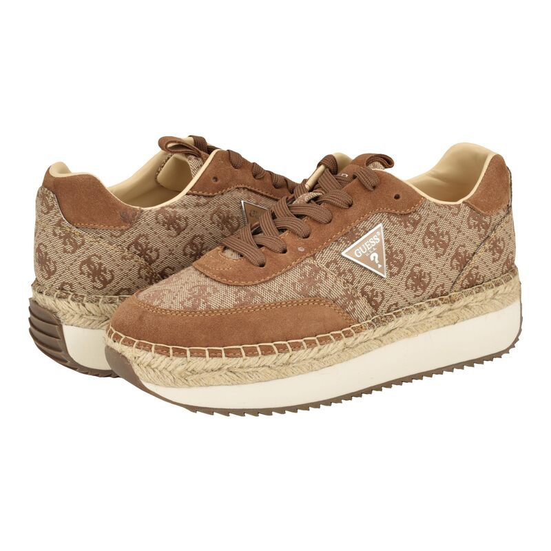 ゲス レディース シューズ スニーカー GUESS GWStefen Medium Brown ブラウン