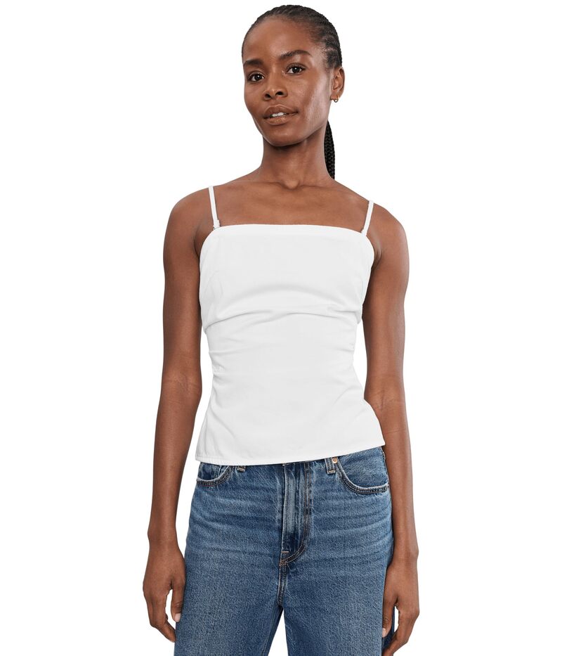 メイドウェル レディース トップス シャツ Madewell Sharona Update in Tile White ホワイト