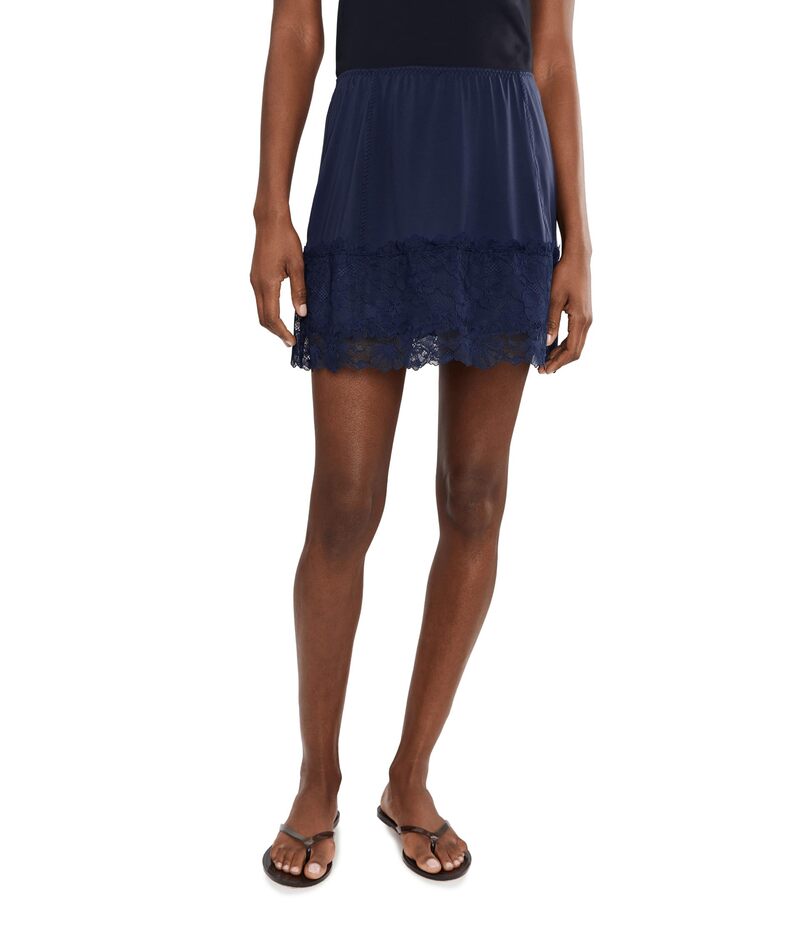 フリーピープル レディース ボトムスカート Free People Party Crashers Half Slip Deeper Iris