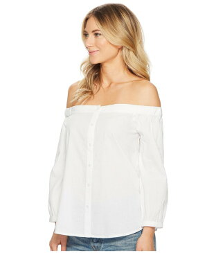 ボルコム レディース シャツ トップス All Biz Off Shoulder White