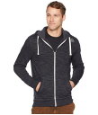 リーボック メンズ パーカー・スウェット アウター Elements Marble Melange Full Zip Hoodie Black