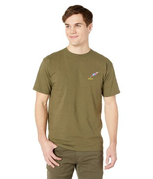 パブリッシュ メンズ シャツ トップス Painted Quill Graphic Tee Olive