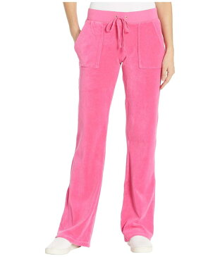 ジューシークチュール レディース カジュアルパンツ ボトムス Del Rey Velour Pants Couture Pink