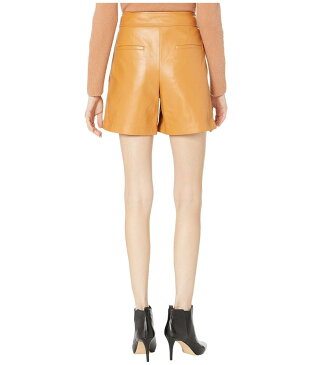 スポーツマックス レディース ハーフパンツ・ショーツ ボトムス Nepeta Leather Shorts Brown/Bronze