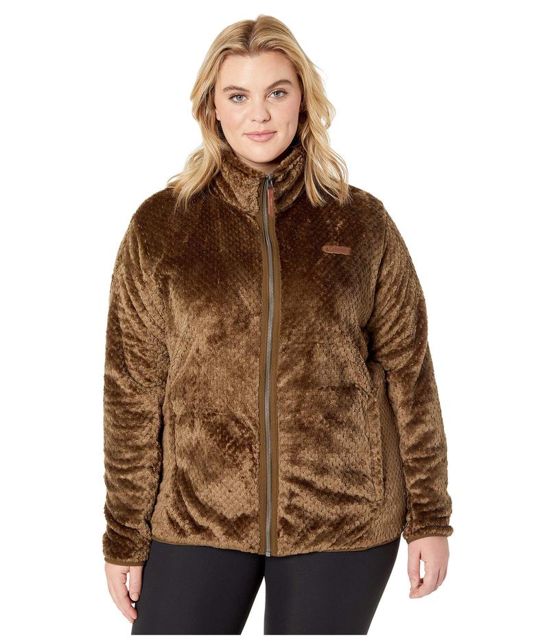 コロンビア レディース コート アウター Plus Size Fire Side¢ II Sherpa Full Zip Olive Green