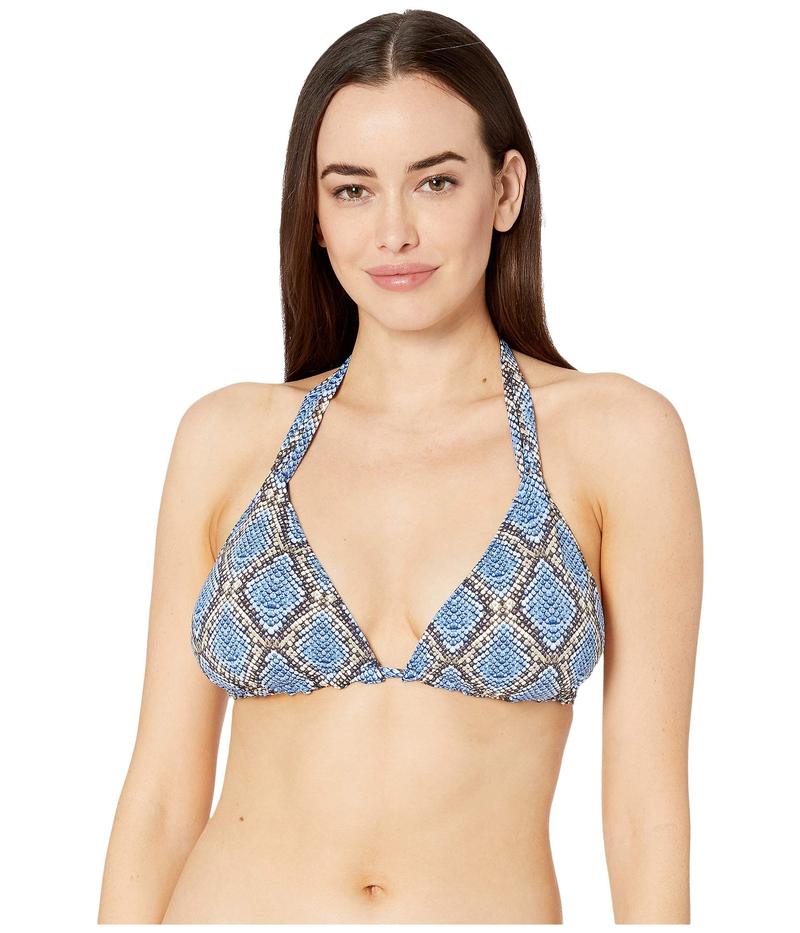 トッミーバハマ レディース トップのみ 水着 Desert Python Reversible Halter Bra Blue Mondayのサムネイル