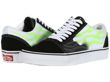 バンズ メンズ スニーカー シューズ Old Skool¢ (Flame) Black/True White