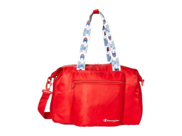 チャンピオン レディース ボストンバッグ バッグ Cadet Tag Duffel Red/White