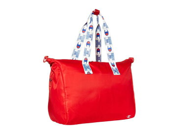 チャンピオン レディース ボストンバッグ バッグ Cadet Tag Duffel Red/White