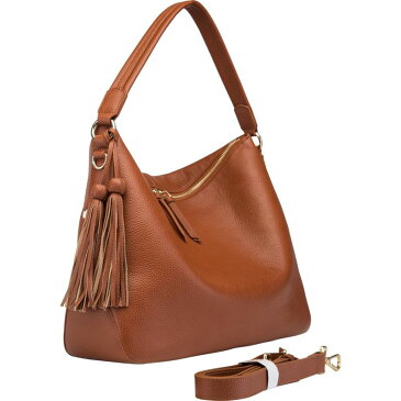 ビンセンゾレザー メンズ ハンドバッグ バッグ Serena Hobo Brown