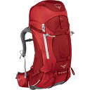 オスプレー レディース バックパック・リュックサック バッグ Womens Ariel AG 55 Hiking Pack Picante Red WS