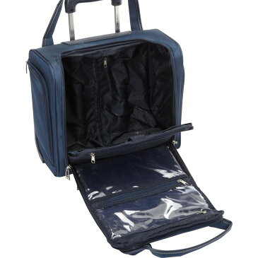 ロンドンフォグ メンズ スーツケース バッグ Knightsbridge Hyperlight 15 Under Seat Bag Grey/Navy Plaid