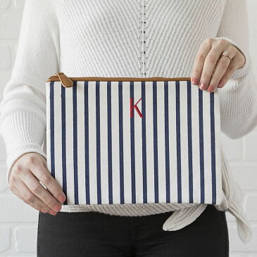 キャシーズ コンセプツ メンズ セカンドバッグ・クラッチバッグ バッグ Monogram Clutch Set Blue - I