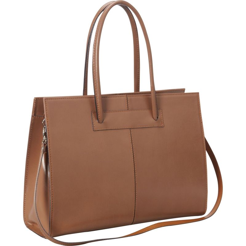 シャロレザーバッグス レディース スーツケース バッグ Women's Genuine Leather Laptop Tote Cafe Ole