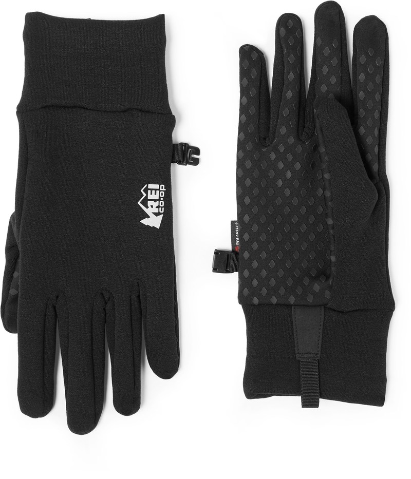 【送料無料】 アールイーアイ メンズ 手袋 アクセサリー Flash Power Stretch Gloves BLACK