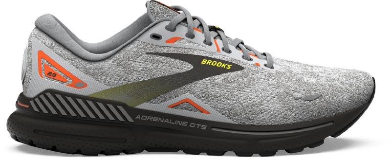 【送料無料】 ブルックス メンズ スニーカー ランニングシューズ シューズ Adrenaline GTS 23 Road-Running Shoes - Men's OYSTER/BLACK/RED ORANGE