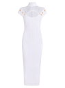 【送料無料】 バルマン レディース ワンピース トップス Knit Midi-Dress white