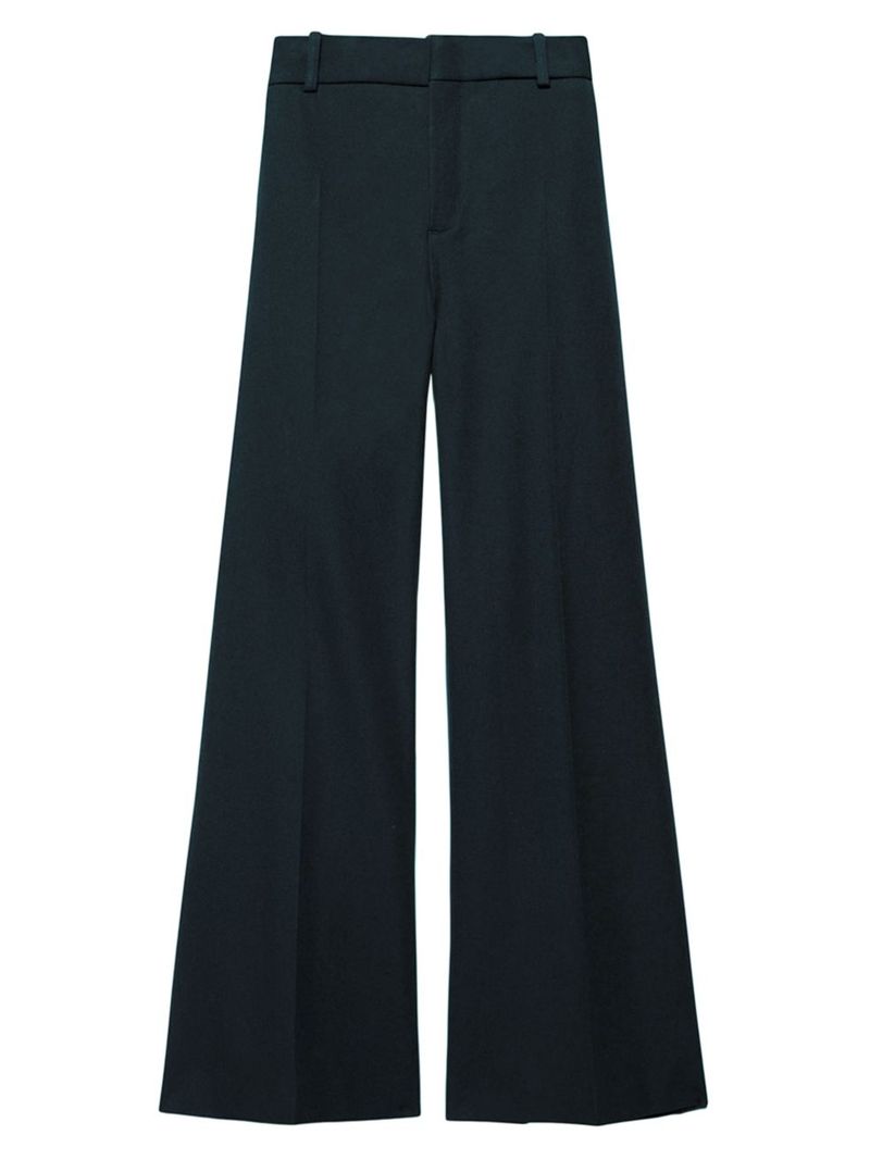 【送料無料】 フレーム レディース カジュアルパンツ ボトムス Le Palazzo High-Rise Wide-Leg Trousers noir