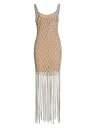 【送料無料】 アレキサンダーワン レディース ワンピース トップス Crystal Macrame Dress clear