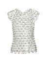 【送料無料】 パコラバンヌ レディース シャツ トップス Window Sequin Top transparent crystal