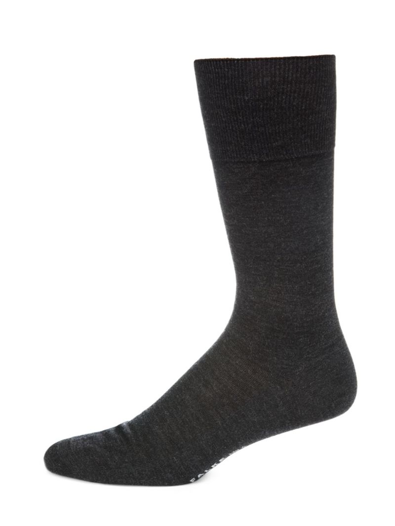 【送料無料】 ファルケ メンズ 靴下 アンダーウェア No. 6 Finest Merino & Silk Socks charcoal