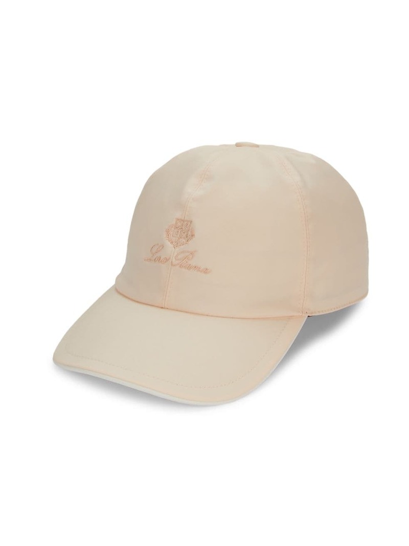 【送料無料】 ロロピアーナ レディース 帽子 アクセサリー Logo-Embroidered Baseball Hat sand shell