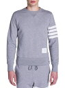 トム・ブラウン 【送料無料】 トムブラウン メンズ パーカー・スウェット アウター Bar Striped Sleeve Sweatshirt grey