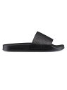 【送料無料】 ステファノリッチ メンズ サンダル シューズ Calfskin Leather Slides black