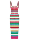 【送料無料】 ヴァレンティノ レディース ワンピース トップス Stripes Lurex Dress multicolor