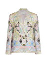  エリータハリ レディース ジャケット・ブルゾン ブレザー アウター The Skylar Linen-Blend Blazer summer damask print