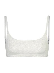 【送料無料】 スキムズ レディース ブラジャー アンダーウェア Cotton Jersey Scoop Bralette light heather grey