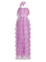 【送料無料】 ロダルタ レディース ワンピース トップス Tiered Ruffle Dress purple