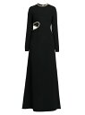 【送料無料】 ステラマッカートニー レディース ワンピース トップス Embellished Side Cut-Out Gown black