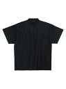 【送料無料】 バレンシアガ レディース Tシャツ トップス T-Shirt Oversized black faded