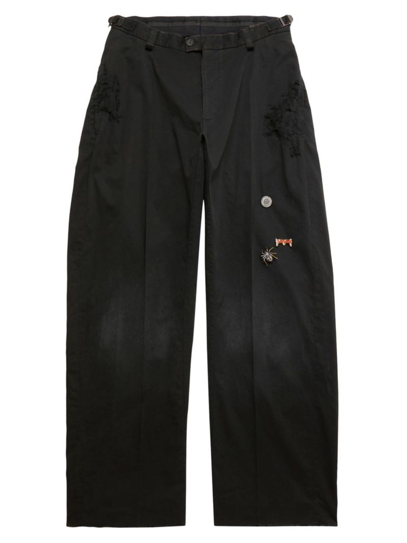 【送料無料】 バレンシアガ メンズ カジュアルパンツ ボトムス Goth Tailored Pants black