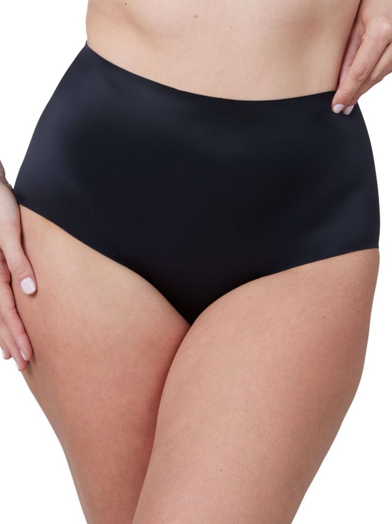 ̵ ѥ ǥ ѥ  Shaping Satin Mid-Rise Brief verblack