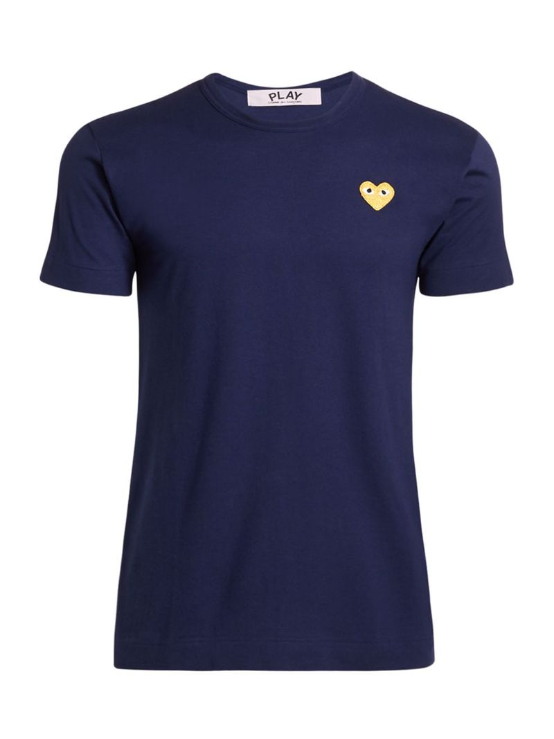 yz REfEM\ fB[X TVc gbvX Embroidered Heart T-Shirt navy