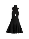 【送料無料】 アライア レディース ワンピース トップス Circular Cut-Out Mini-Dress black