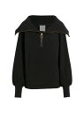 【送料無料】 バーレイ レディース パーカー・スウェット アウター Vine Half-Zip Pullover black