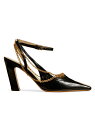 【送料無料】 カイト レディース パンプス シューズ Marfa 90MM Leather Chain Pumps black