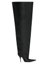 【送料無料】 バレンシアガ レディース ブーツ・レインブーツ シューズ Waders 110mm Over-the-knee Boot black