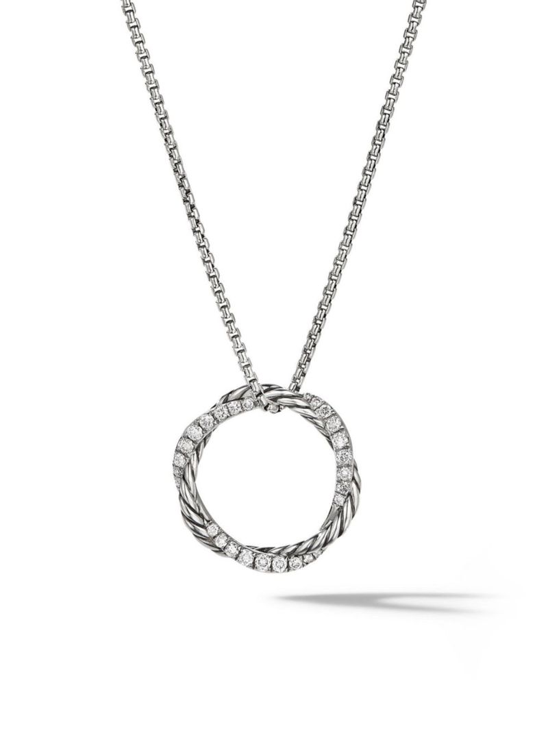 yz fCrbgE[} fB[X lbNXE`[J[Ey_ggbv ANZT[ Petite Infinity Pendant Necklace with Pave Diamonds sterling silver