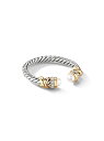 【送料無料】 デイビット ユーマン レディース リング アクセサリー Petite Helena Color Ring with 18K Yellow Gold, Pearls and Pave Diamonds pearl