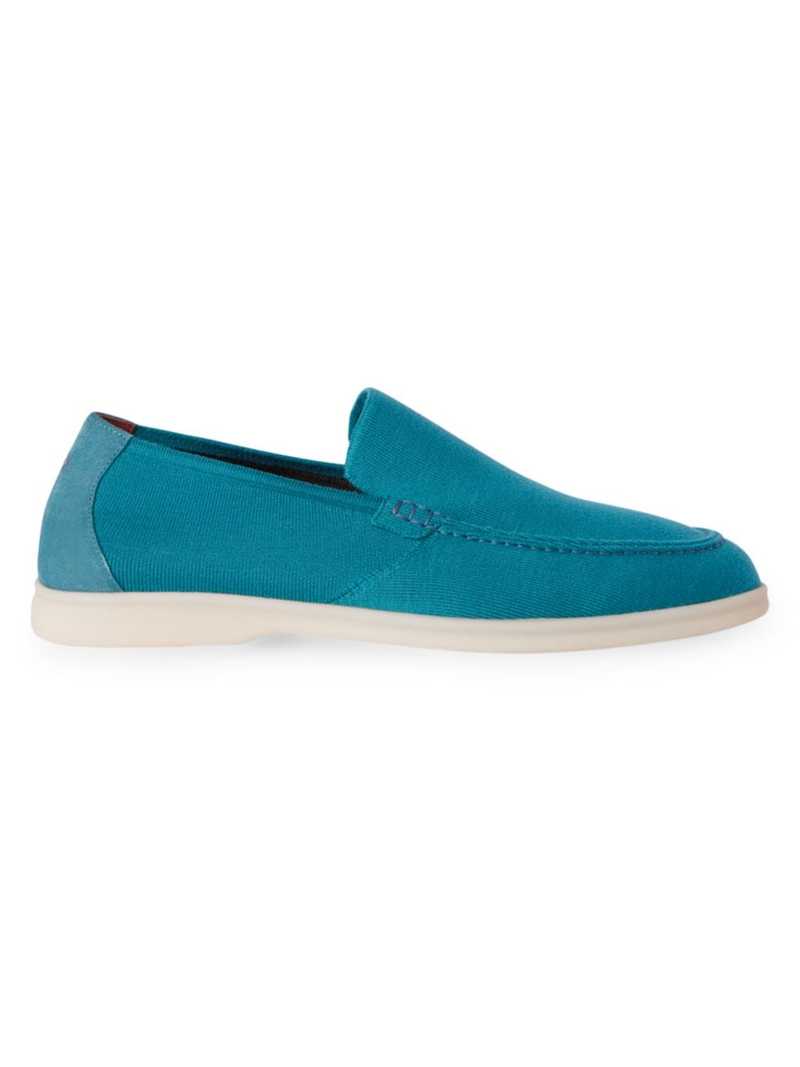 ̵ ԥ  åݥ󡦥ե 塼 Summer Knit Walk Wish Loafers blue sorbet