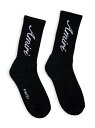 yz A~ Y C A_[EFA Script Logo Tube Socks black