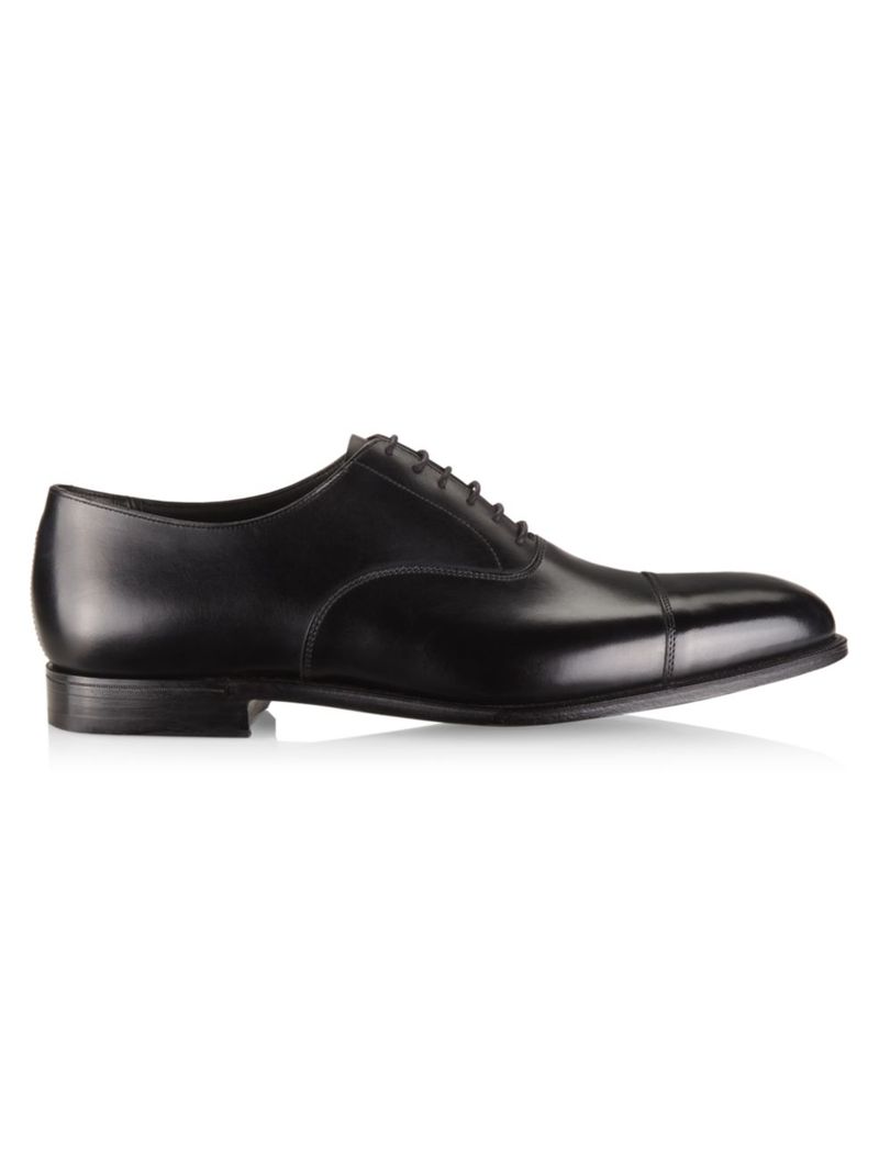 【送料無料】 クロケット＆ジョーンズ メンズ ドレスシューズ シューズ Hand Grade Lonsdale Leather Cap-Toe Oxfords black calf 1